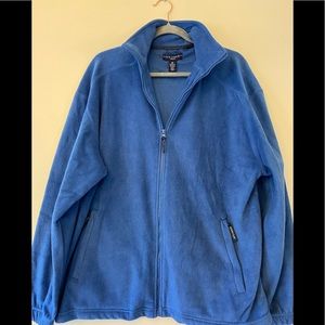 🔴 Ivy  crew Blue classic zippered jacket size medium